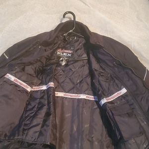 Motorcycle tourmaster jacket with removable liner